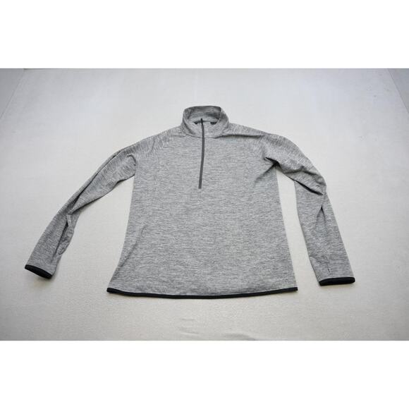 Under Armour Run 1/2 Zip Jacket Heatgear Fitted Gray Womens Size Large - Picture 5 of 10